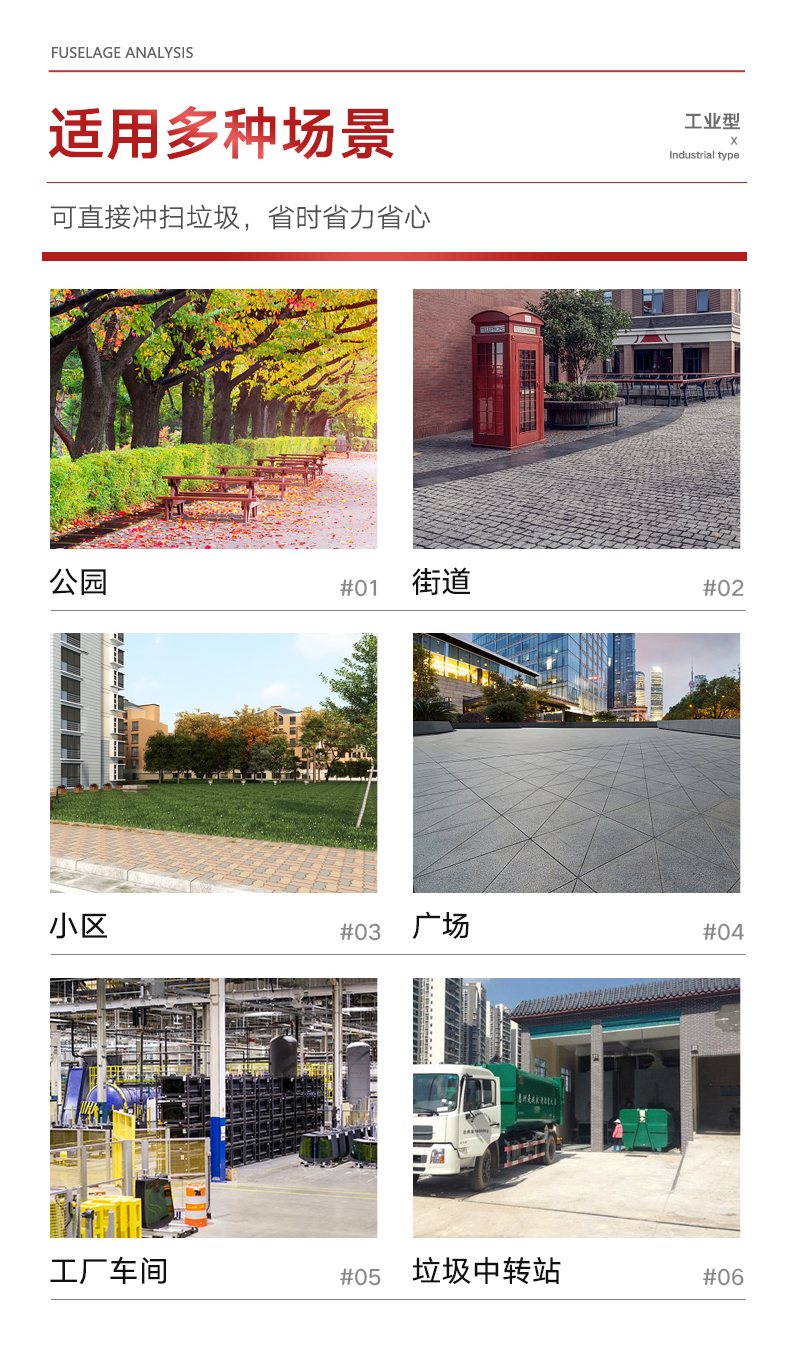 扬子275GZ电动三轮高压清洗车工厂工业路面小区新能源高压冲洗车 (图6)