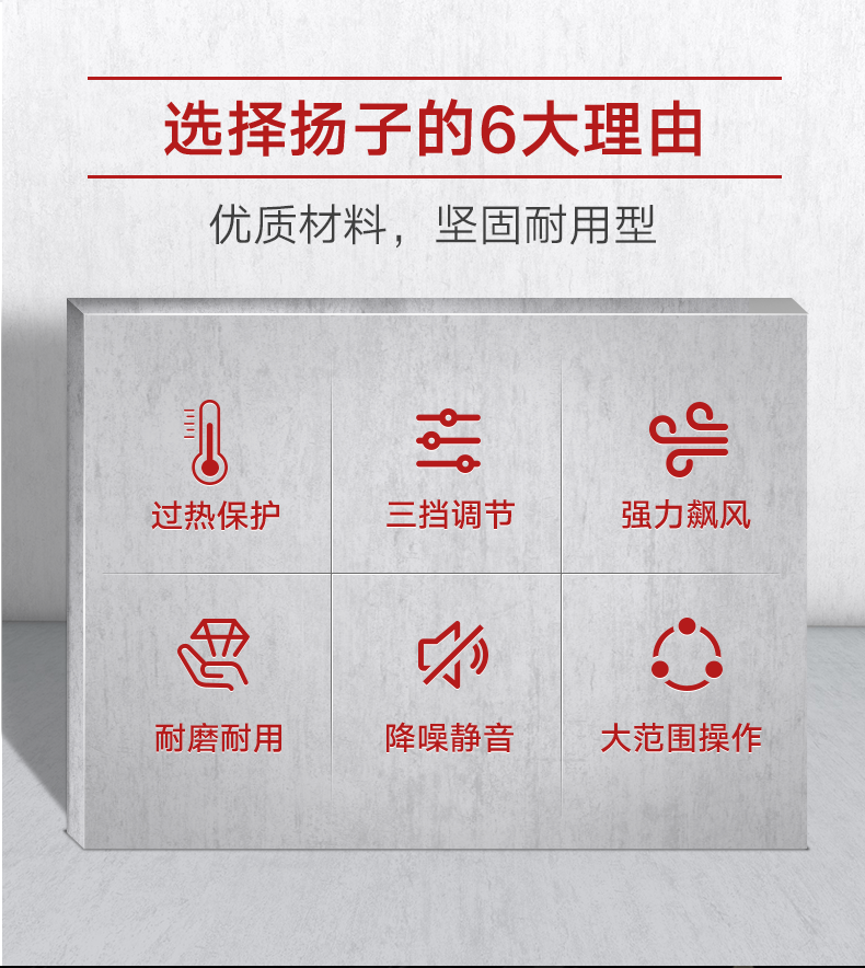 扬子YANGZI大功率吹地鼓风机酒店商用地毯地面地板干燥除湿吹风机(图7)